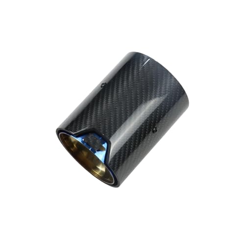 Embout d'échappement carbone bleu pour sorties BMW M2 M3 M4 lors de vos sorties trackday