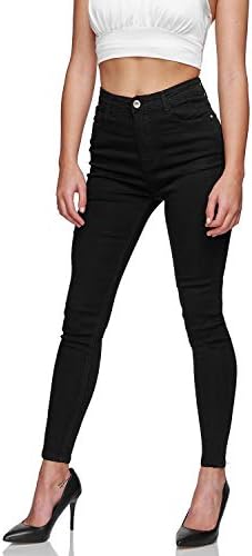 Glamexx24 Damen Jeans High Waist Skinny Female Stretch Hose Slim Fit Jeans für Frühling, Sommer, Herbst, Winter, Jede Jahreszeit