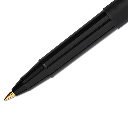 Uni-Ball 60143 Onyx Roller Ball Stick Dye-Based Pen Black Ink Fine Dozen #TOP2