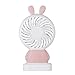 sdfghzsedfgsdfg Mini Ventilateur de Charge USB Grand Ventilateur étudiant de Vent d'été Petit Ventilateur Portable avec Oreille en Forme de Lapin Portable extérieur