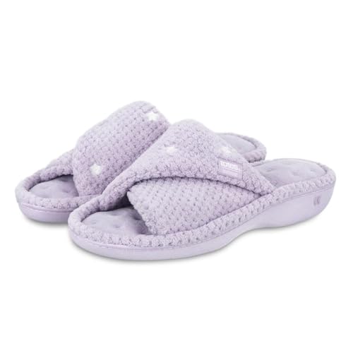 Isotoner® Ladies Popcorn Turnover Open Toe Slipper (UK Size 4)