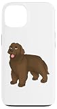 Chien Terre-Neuve Marron Coque pour iPhone 13