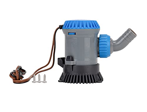 Trac Outdoors 600 GPH Bilge Pump - Ideal for All Watercraft - Designed for Easy Installation and Retrofitting (69300)