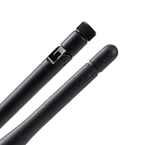 Vecys Wifi Antenna SMA Plug Adapter 2.4GHz 5dBi SMA Antenna Indoor Omnidirectional Antenna, Black - Image 2