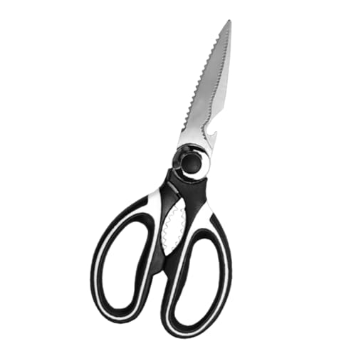 FUNOMOCYA Multi-purpose Scissors Poultry Scissor Chicken Shears Meat Scissors Fish Scale Shear Ergonomic Handle