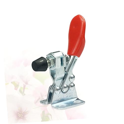 SEWACC Metal Working Toggle Clamp Quick-release Horizontal Clamp Woodworking Mount Plastic Cover for Safety