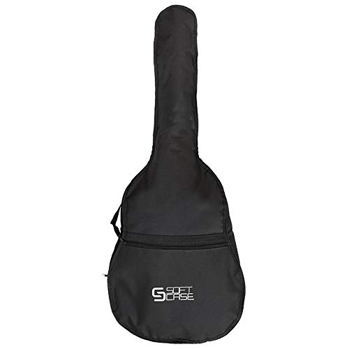 Capa Violão Soft Case Clássico Nylon Simples Com 2 Alças de Costas Para Transpote em Bike e Moto Abertura Total do Ziper