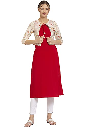 Image of Women's Crepe A-Line Kurta