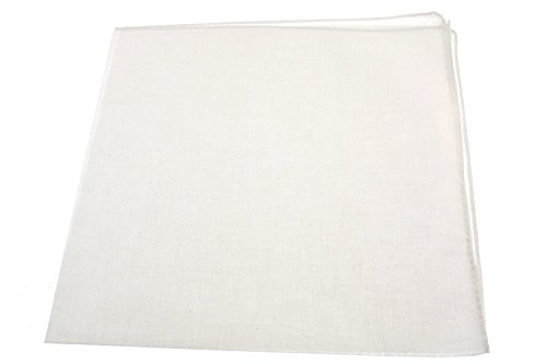 Zac's Alter Ego Plain Bandana, Neckerchief 100% Cotton