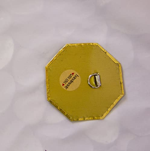 Birthday Gifts For Women Mother Grandma Sister Gift Ideas Handmade Mirror Covered Silver Metal Engraved By Hand - Vanity Mirror For Home Decor Clearence Mirror For Makeup (Brass-Oval-Pointed) #TOP6