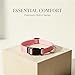 Zensun Dog Collar, Adjustable Safety Nylon Collar, Suitable for Medium to Large Dogs, PET Adjustable Shock-Absorbing Collar, Pink