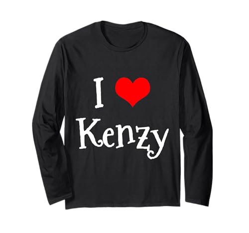Inked Creation I Love Kenzy Cadeau Humoristique pour Couple Manche Longue