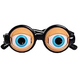 Crazy Eyes Glasses, Winking Glass, Novelty Shaking Eye Glasses, Funny Sunglasses for Adults, Blinking Glass for Party and Performances