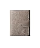 [ヒロフ] 財布 【センプレ】 二つ折り財布 レザー ウォレット 本革(商品番号:P25-50307) P2550307 レディース グレーベージュ(111) 00