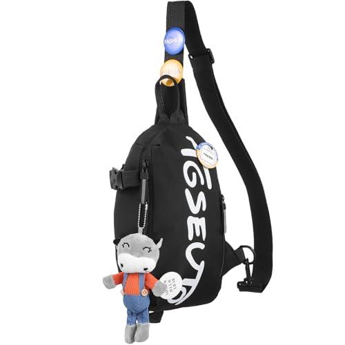 MOKKHNB Bolsos Bandolera para Hombres Riñonera de Moda para Viajes y Senderismo Bolso de Hombro Bolsa de Almacenamiento para Exteriores y Uso Diario