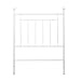 Dorel Living Metal Headboard, Twin, White