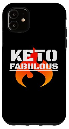 Coque pour iPhone 11 Keto Fabulous Workout Ketogenic Diet Ketones T-shirt