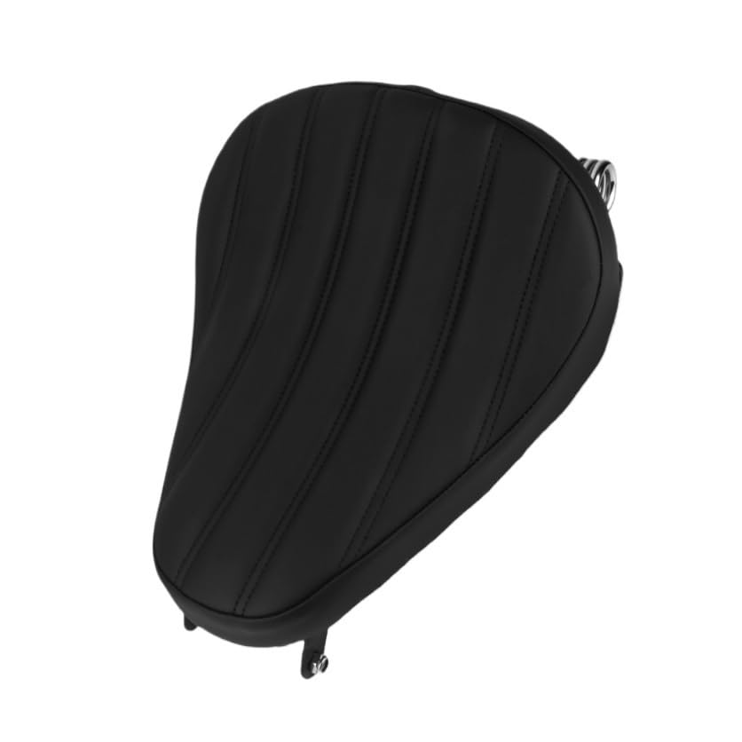 Selle solo Sportster XL 1200 contre le mal de dos en coussin de cuir - 3