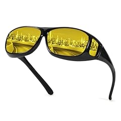 A01 Black/ Yellow Night Vision Glasses