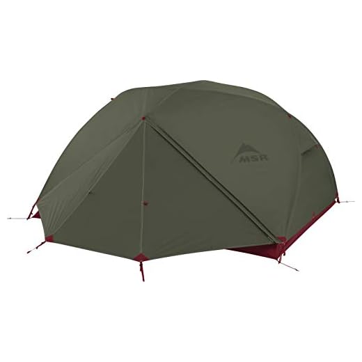 MSR Elixir 3 V2 (2020) - Mochila para 3 Personas Plus Equipo, Color: Verde