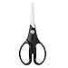 Kyocera CSL-07WH-BK Ceramic Scissors, Overall Length 7.2" with 2.7" Long Blades, Black Handle with White