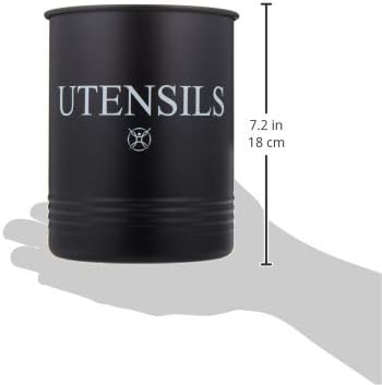 Utensil Holder Large Crocks Kitchen (black)