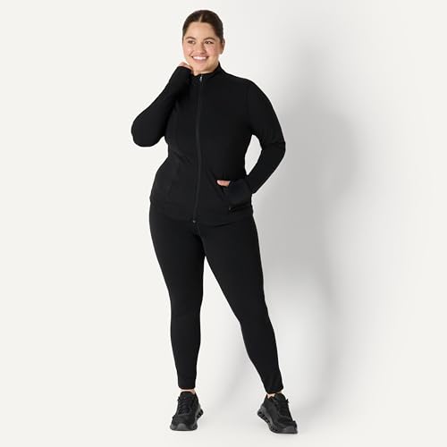 Amazon Essentials Women's Formflex Zip Jacket Black Large by Amazon Essentials - Used condition - Image 7