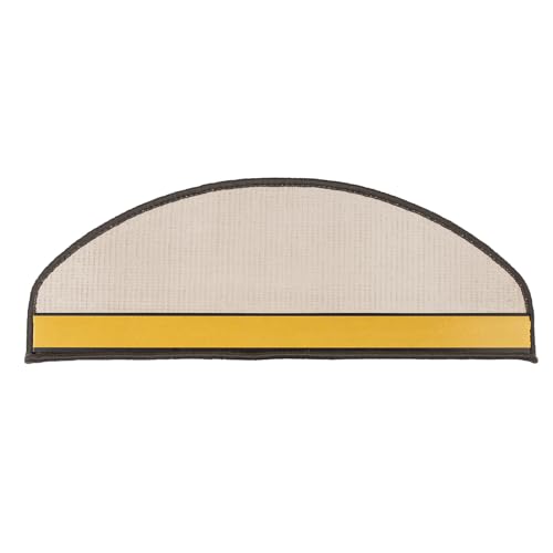 Floordirekt Sisal Stair Mats, Grey, Inside, Semicircular, Stair Mats for Wooden Stairs, Non-Slip Stair Carpet, Self-Adhesive and Allergy Friendly (Dimensions Approx. 64 x 23.5 cm) - Image 4