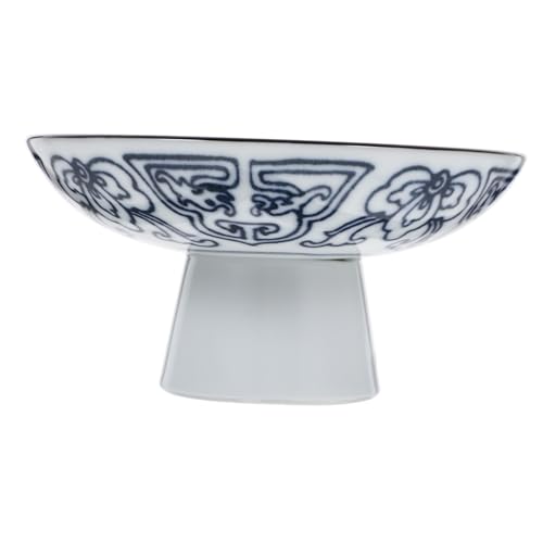 GRIRIW tazones de helado de cerámica envase bol de pie bandeja servicio muebles de cocins muebles para cosina fruit bowl tray frutero para encimera de cocina cuencos de frutas