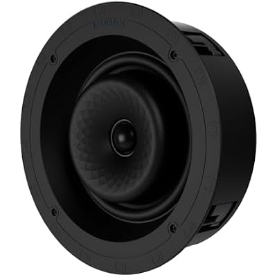 Sonance VX80R Visual Experience Series 8 Large Round 2-Way in-Ceiling Speakers (Pair) Paintable White