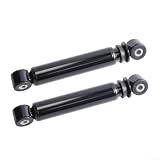 2 Stück Wagen Stoßdämpfer hinten Edelstahl für EZGO, für RXV ab 2008 ersetzt OEM 611724 schwarz