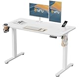 Contrôleur Multifonction : Notre panneau de contrôle convivial dispose de deux touches mémoire programmables pour enregistrer vos positions de confort personnalisées. D'une simple pression sur un bouton, vous pouvez régler la hauteur souhaitée en douceur. Équipé d'une fonction anti-collision, le bureau réglable s'arrête immédiatement et recule légèrement en cas de contact avec un obstacle dur, assurant une sécurité supplémentaire.