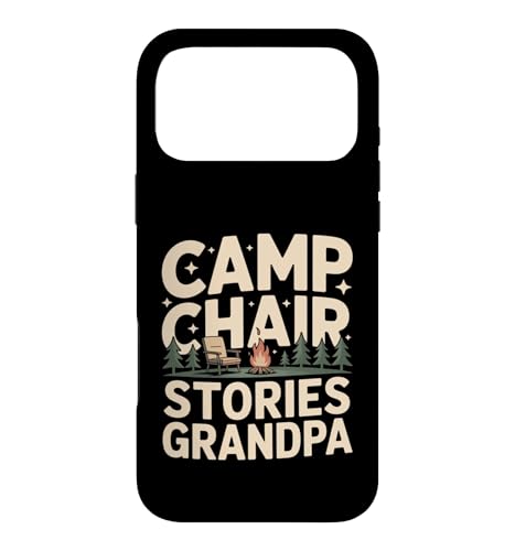 Camp Chair Stories Grandpa �L�����v �L�����v�t�@�C���[ �X�}�z�P�[�X iPhone 17 Pro Max �p