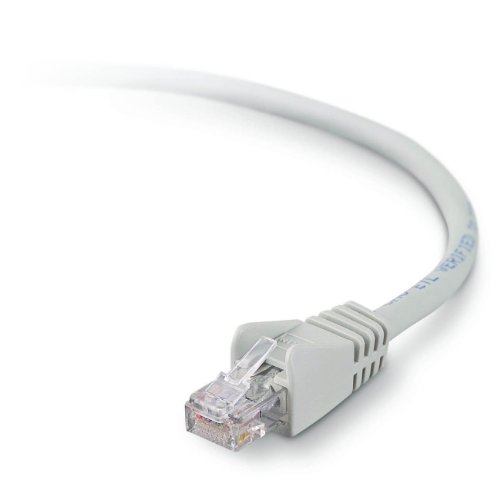 Belkin High Performance - Patch cable - RJ-45 (M) to RJ-45 (M) - 12 ft - UTP - CAT 6 - molded, snagless - gray - for Omniview SM