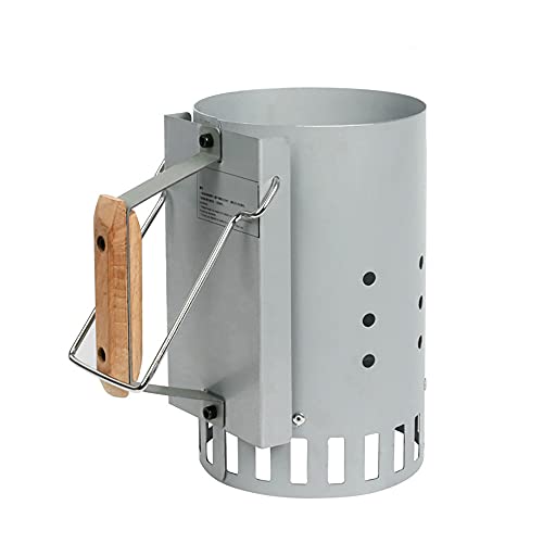 LMEILI Chimney Starter, Barbecue Avviamento di Fuoco, Accenditore di Carbonio Barbecue Carbone di bambù Fuoco Barile, Fuoco di Carbone Barile Carbone Tool, per Grigliate All'aperto Cooking Carbone