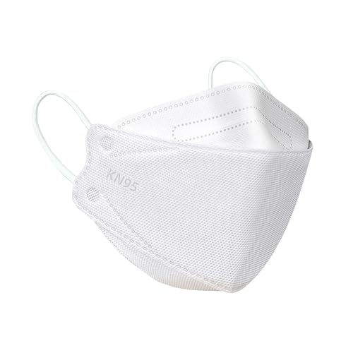 30Pcs 3D White Face Mask, KN95 Equivalent Protection, 4-Ply Layer Filter Non-Woven Fabric, Individually Wrapped, Breathable & Comfortable for Daily Use in Australia (30 Pcs)