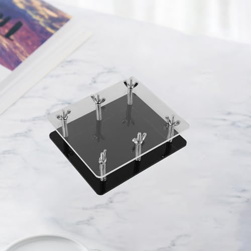 Corrector de tarjetas dobladas acrílico para proteger cromos coleccionables 6