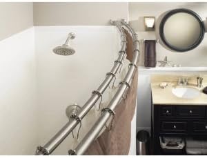 Miniatura 2 de Moen SR2100CH - Anillos para cortina de ducha, 12 unidades, cromados