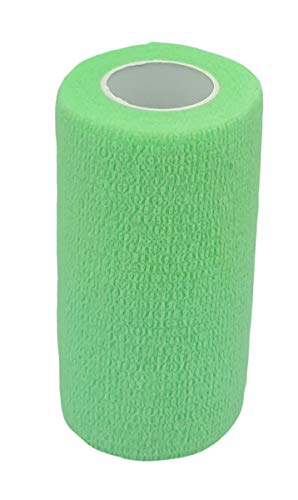 PintoMed - 2 x Neon Groen + 2 x Oranje + 2 x Blauw - Samenhangend Verband - Cohesive Bandage - 6 rollen x 10 cm x 4,5 m… - Image 4