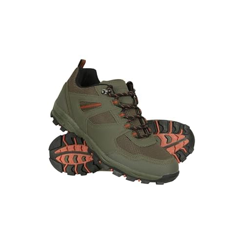 Mountain Warehouse McLeod Mens Shoes – Lightweight All Season Shoes, Durable Walking Shoes, Breathable Hiking Shoes, Mesh Lining Running Shoes – for Travelling, Camping