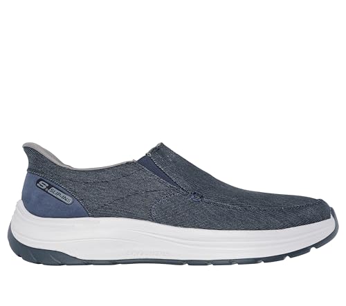 Skechers Slip-Ins 205356 Decklan Gulliver Navy Men's Trainers in Blue Fabric3