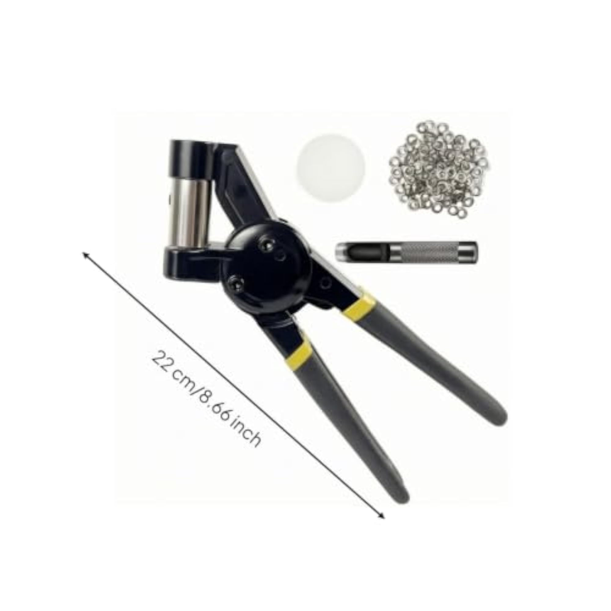 Ergonomic Heavy-Duty Grommet Eyelet Pliers Kit