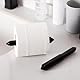 2 PCS Toilettenrollenhalter Einfügen, Toilettenpapierhalter Feder geladener Rollenersatz, Kunststoff-Toilettenpapierhalter für Badezimmer (schwarz)