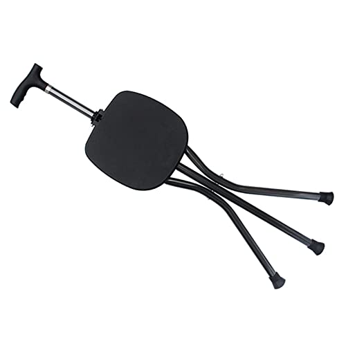 Bâton de marche multifonctionnel pliant pour le confort des aînés - 3