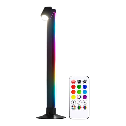 Las lámparas de estudio de escritorio - lámpara de escritorio de las luces LED, mesa de rotación ajustable Luz | Lámpara atenta a los ojos ambientales con 3 temperaturas de color, ideales para la