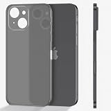 FAOMSEBS Ultra Sottile Cover per iPhone 14 Plus 6,7'' [Opaco e Semi-trasparente] [Ultra Thin come Niente] [Ricarica Wireless] Morbida Custodia per iPhone 14 Plus Cover, Anti-impronta 2022