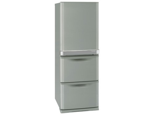 Amazon.co.jp: MITSUBISHI 冷蔵庫 (401L) MR-K40J-W (ピュアホワイト