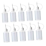 Bouteilles de colle rechargeables - confortables à saisir et portables, plus de confusion, de devinettes ou d'odeurs, compte-gouttes liquide