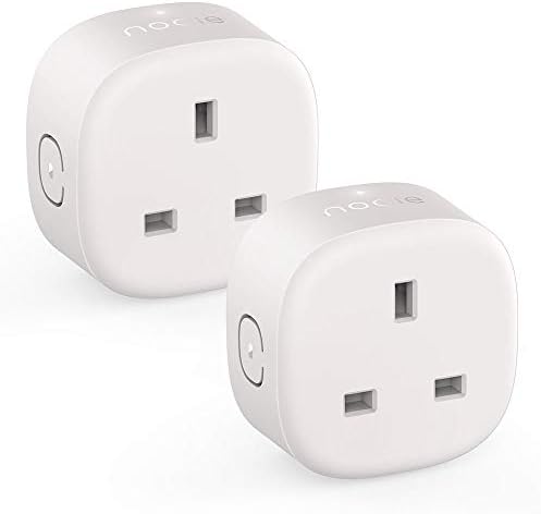 Nooie Smart Plug WiFi Outlet Compatible with Alexa, Google Home, Wireless Socket Remote Control Timing Function No Hub Required 2 Pack