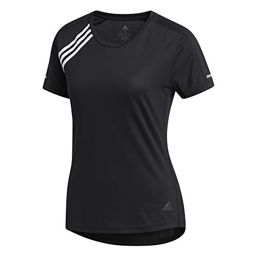 Adidas Uni T-shirt (short Sleeve) Run It Tee 3S, Black, XS, FK1602